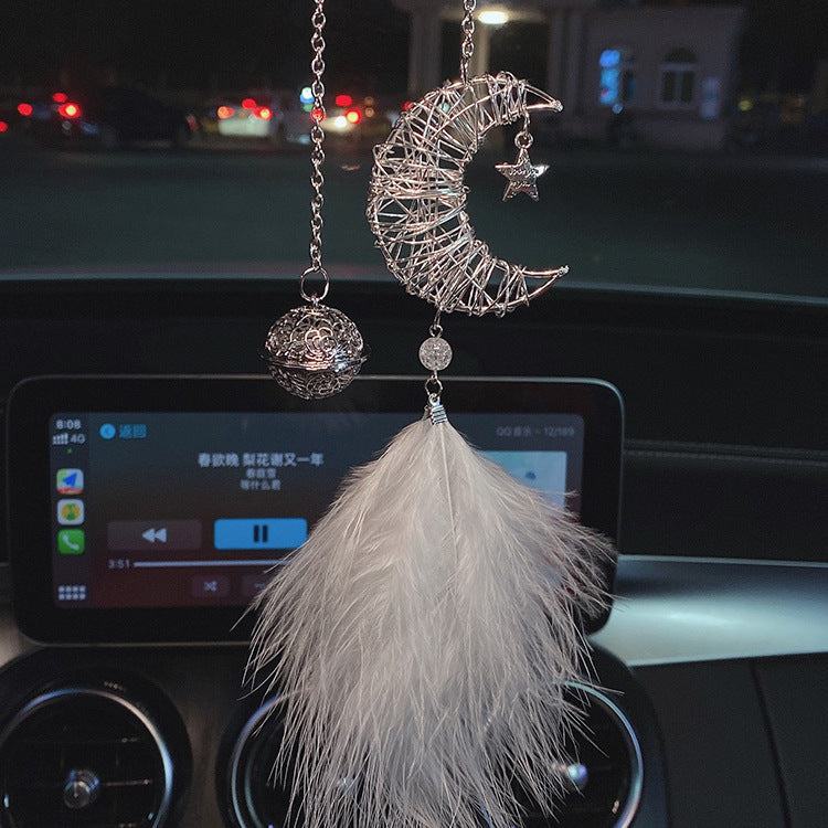 Wholesale Metal Feather Car Pendant